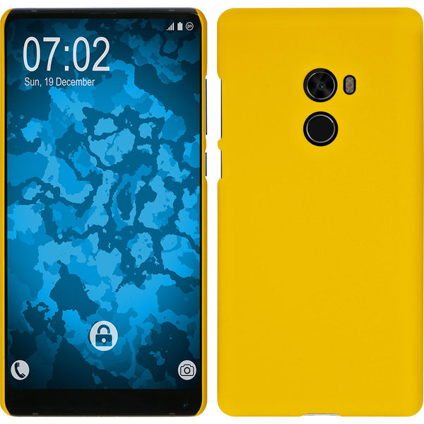 Hardcase für Xiaomi Mi Mix 2 gummiert gelb