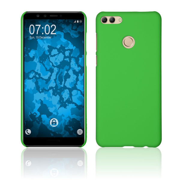 Hardcase für Huawei Y9 (2018) gummiert grün