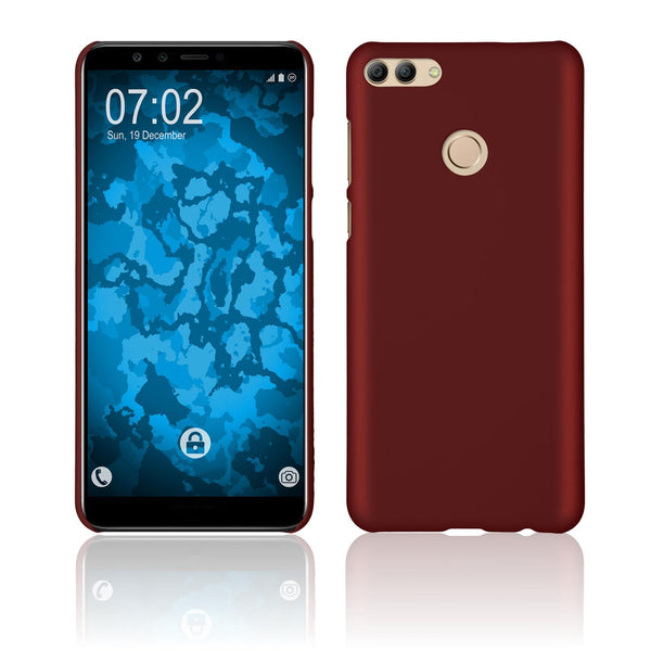 Hardcase für Huawei Y9 (2018) gummiert rot