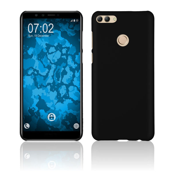 Hardcase für Huawei Y9 (2018) gummiert schwarz