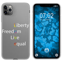 iPhone 11 Pro Max Silikon-Hülle pride Wörter M2 Case