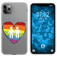 iPhone 11 Pro Max Silikon-Hülle pride Männer M3 Case