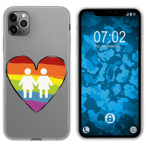 iPhone 11 Pro Silikon-Hülle pride Frauen M4 Case