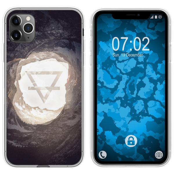 iPhone 11 Pro Silikon-Hülle Element Erde M2 Case