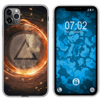 iPhone 11 Pro Max Silikon-Hülle Element Feuer M3 Case