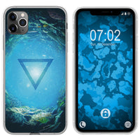 iPhone 11 Pro Max Silikon-Hülle Element Wasser M4 Case