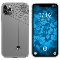 iPhone 11 Pro Max Silikon-Hülle Herbst Spinne/Spider M3 Case