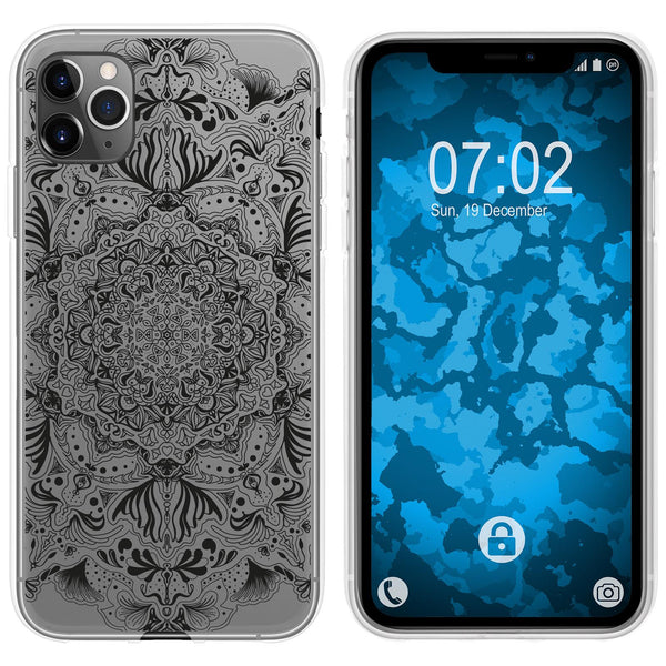 iPhone 11 Pro Max Silikon-Hülle Mandala M1 Case