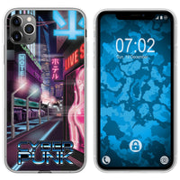 iPhone 11 Pro Max Silikon-Hülle Retro Wave Cyberpunk.01 M4 C