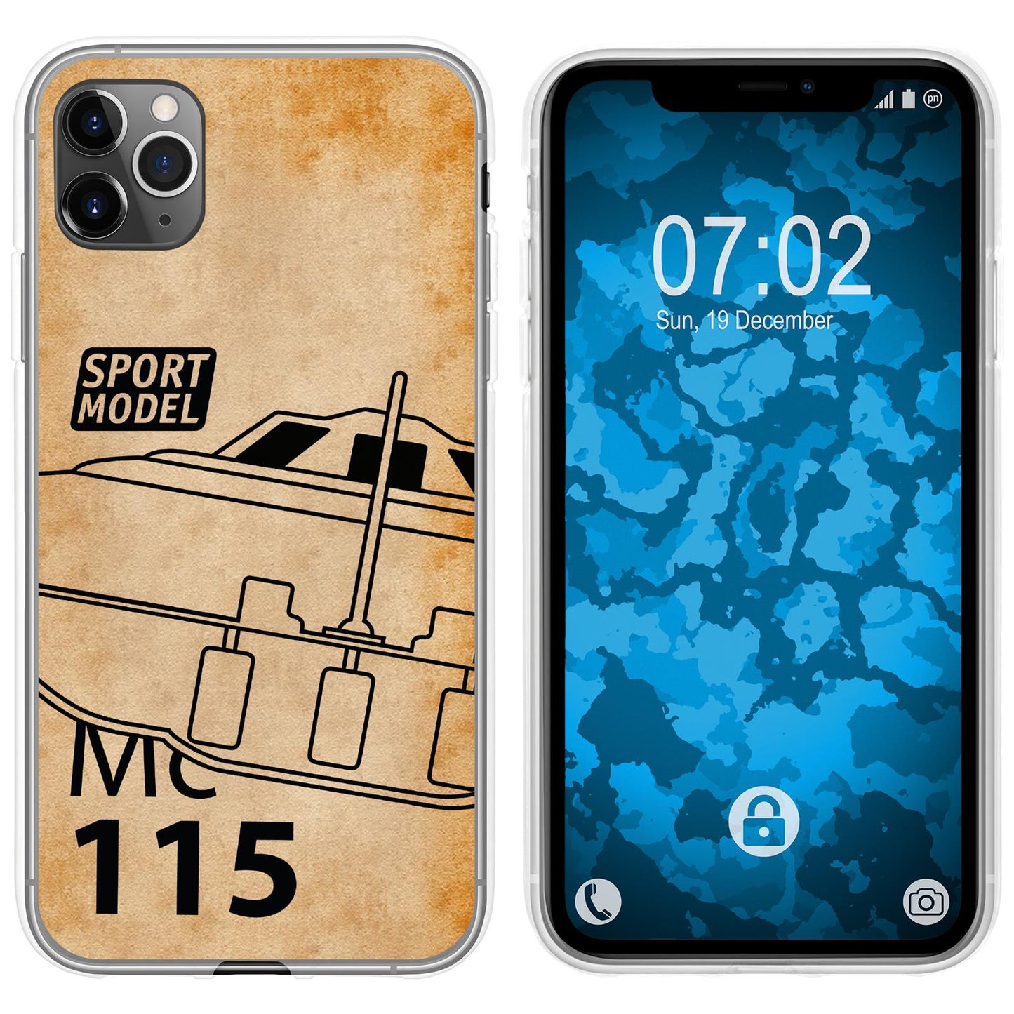 iPhone 11 Pro Silikon-Hülle Space U.F.O. M1 Case