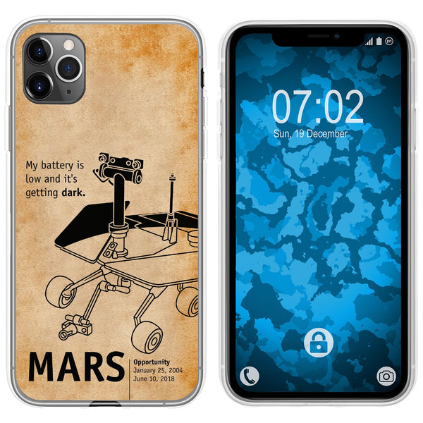 iPhone 11 Pro Silikon-Hülle Space Rover M2 Case