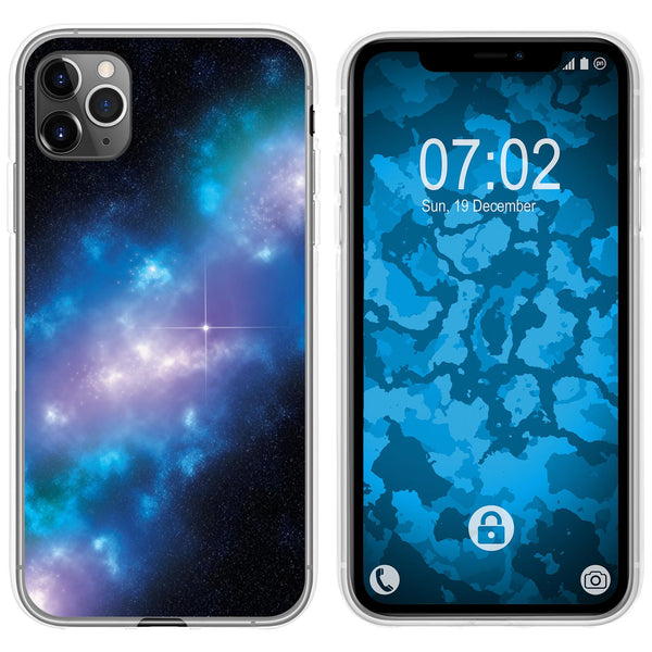 iPhone 11 Pro Silikon-Hülle Space Blue Belt M4 Case
