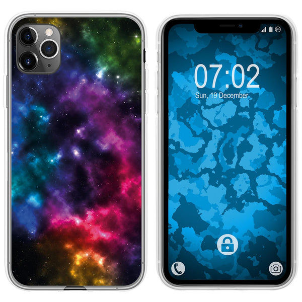 iPhone 11 Pro Silikon-Hülle Space Nebula M8 Case