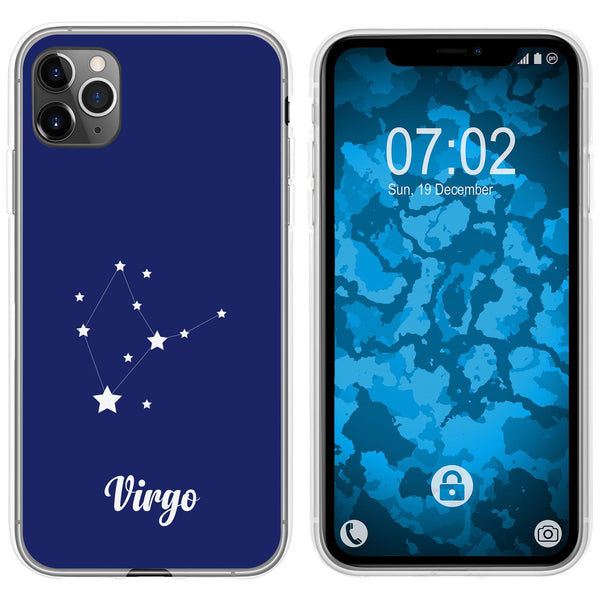 iPhone 11 Pro Silikon-Hülle SternzeichenVirgo M2 Case
