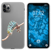 iPhone 11 Pro Max Silikon-Hülle Vektor Tiere Camelion M7 Cas