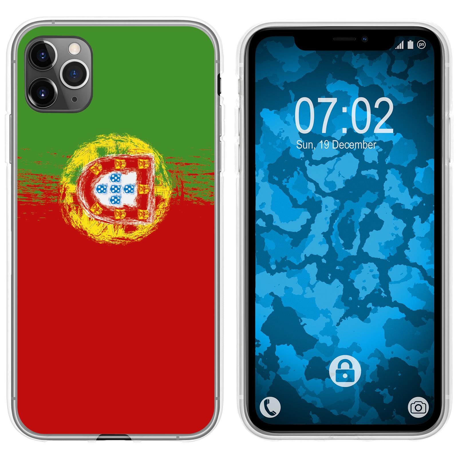 iPhone 11 Pro Max Silikon-Hülle WM Portugal M8 Case