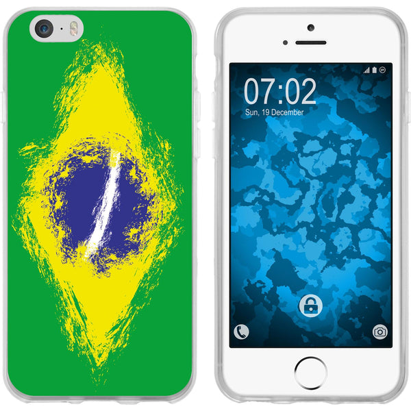 iPhone 6 Plus / 6s Plus Silikon-Hülle WM Brasilien M3 Case