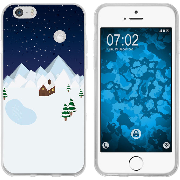 iPhone 6s / 6 Silikon-Hülle X Mas Weihnachten Winterwonderla