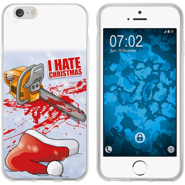 iPhone 6s / 6 Silikon-Hülle X Mas Weihnachten Hate X-Mas M8
