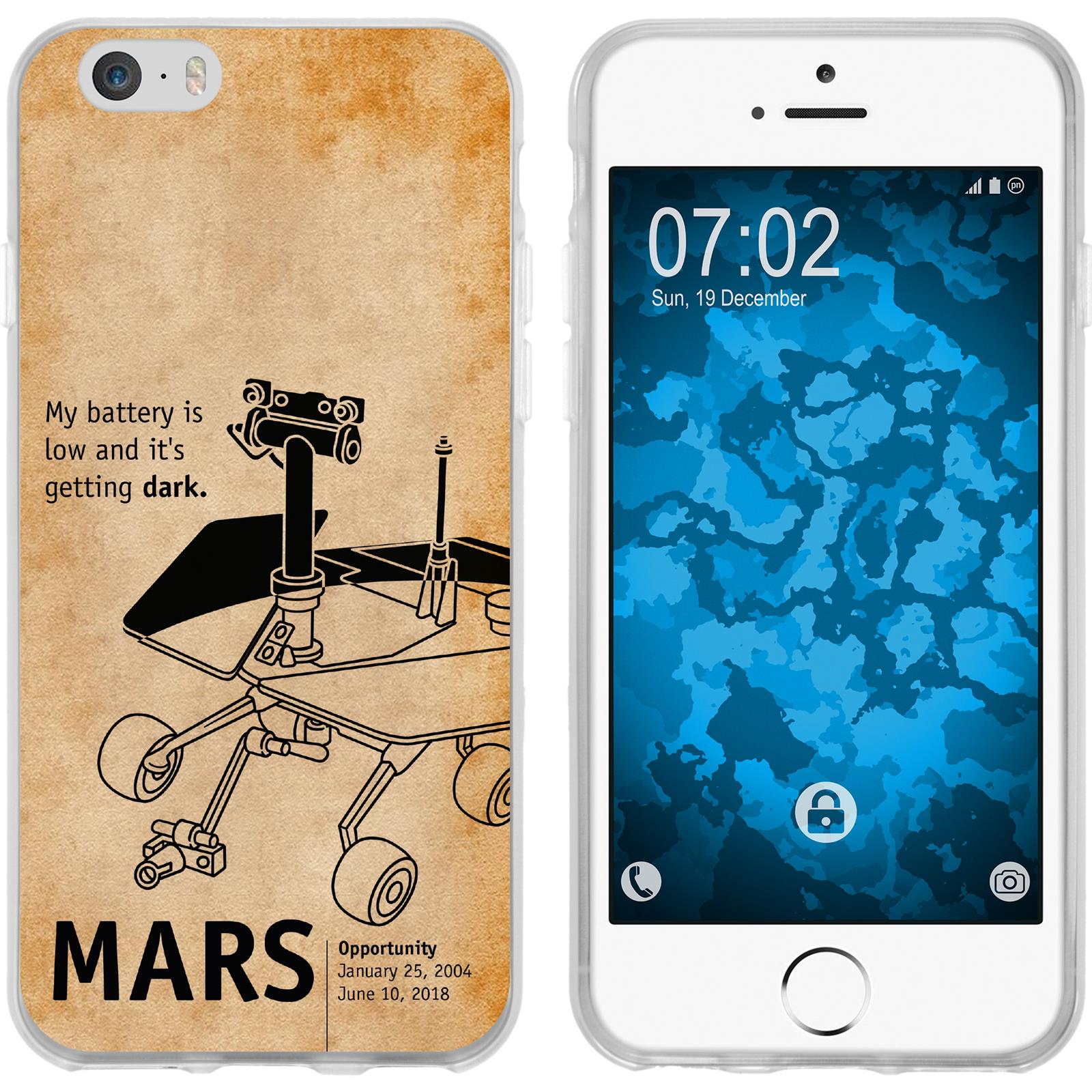 iPhone 6s / 6 Silikon-Hülle Space Rover M2 Case
