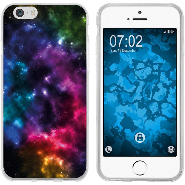 iPhone 6s / 6 Silikon-Hülle Space Nebula M8 Case