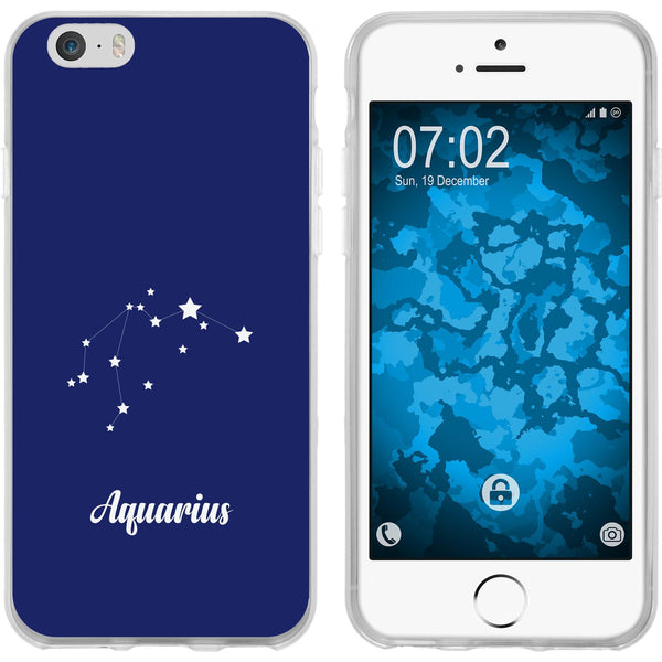 iPhone 6s / 6 Silikon-Hülle SternzeichenAquarius M10 Case