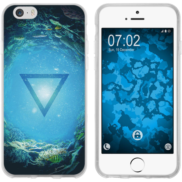 iPhone 6s / 6 Silikon-Hülle Element Wasser M4 Case