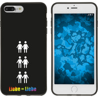 iPhone 7 Plus / 8 Plus Silikon-Hülle pride Beziehung M1 Case