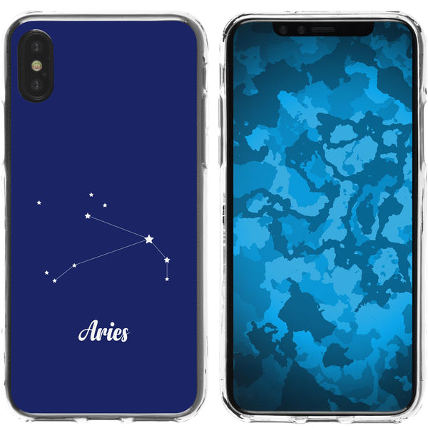 iPhone X / XS Silikon-Hülle SternzeichenAries M11 Case