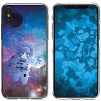 iPhone X / XS Silikon-Hülle Space Catronaut M5 Case