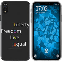 iPhone Xr Silikon-Hülle pride Wörter M2 Case