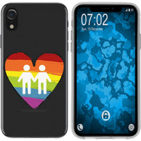 iPhone Xr Silikon-Hülle pride Männer M3 Case