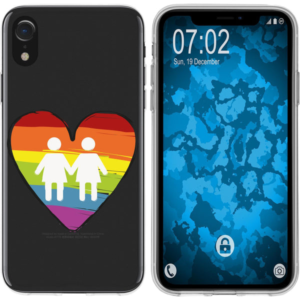 iPhone Xr Silikon-Hülle pride Frauen M4 Case