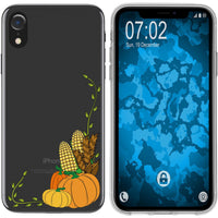 iPhone Xr Silikon-Hülle Herbst Erntedankfest/Thanksgiving M5