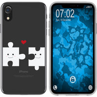 iPhone Xr Silikon-Hülle in Love Herz M1 Case