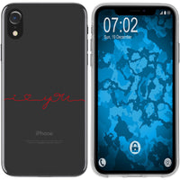 iPhone Xr Silikon-Hülle in Love Wörter M2 Case