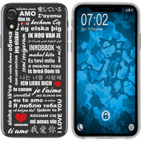 iPhone Xr Silikon-Hülle in Love Wörter M5 Case