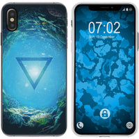 iPhone Xs Max Silikon-Hülle Element Wasser M4 Case