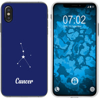 iPhone Xs Max Silikon-Hülle SternzeichenCancer M3 Case