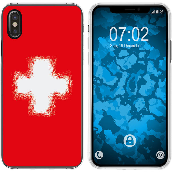 iPhone Xs Max Silikon-Hülle WM Schweiz M10 Case