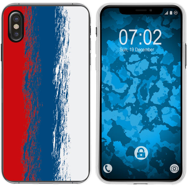 iPhone Xs Max Silikon-Hülle WM Russland M9 Case