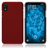 Hardcase für Apple iPhone Xr gummiert rot