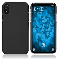 Hardcase für Apple iPhone Xr gummiert schwarz