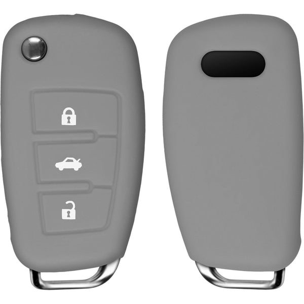 Silikon Schlüssel Hülle für die Audi A6L 3-Tasten Fernbedien