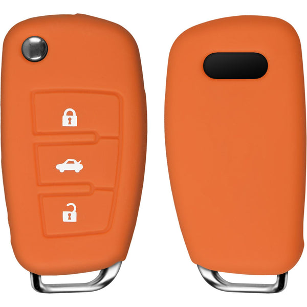 Silikon Schlüssel Hülle für die Audi A4L 2009 3-Tasten Fernb