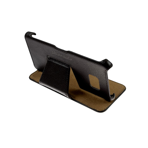 Echt-Lederhülle für Samsung Galaxy Note FE Leder-Case braun