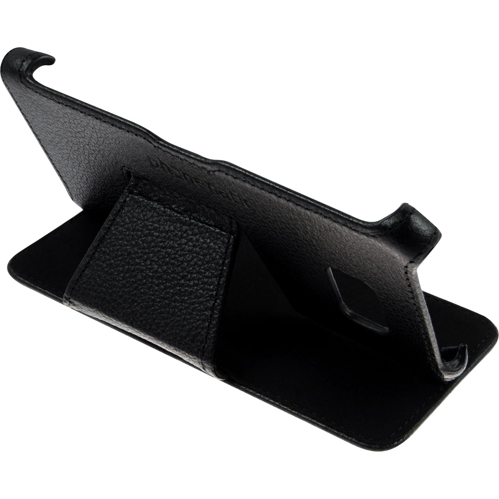 Echt-Lederhülle für Samsung Galaxy Note FE Leder-Case schwar