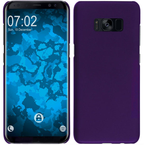 Hardcase für Samsung Galaxy S8 Plus gummiert lila