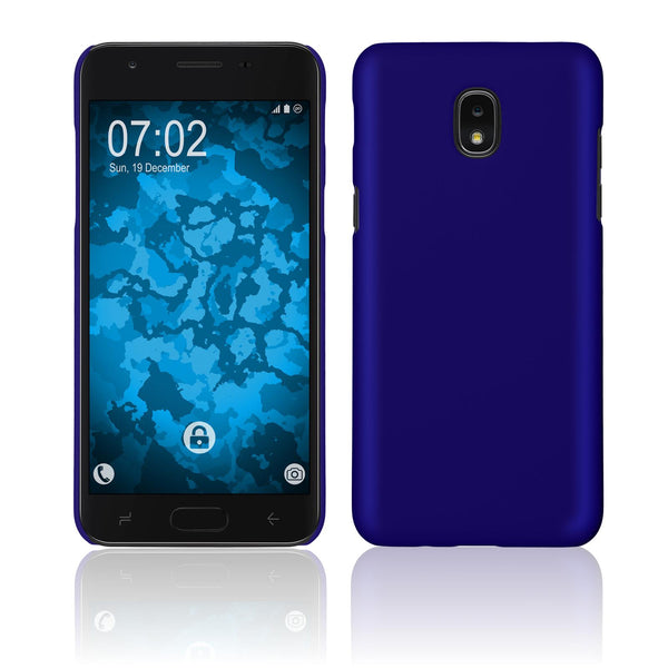 Hardcase für Samsung Galaxy J3 (2018) gummiert blau