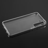 PhoneNatic Case kompatibel mit Samsung Galaxy S21 FE - Crystal Clear Silikon Hülle crystal-case Cover